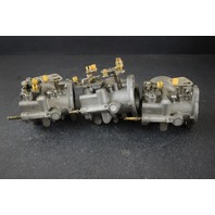 385128 385129 385130 Johnson Evinrude 1972 Carburetor Set 65 HP REBUILT