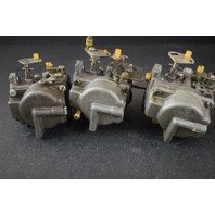 385128 385129 385130 Johnson Evinrude 1972 Carburetor Set 65 HP REBUILT