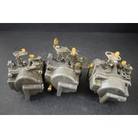 385128 385129 385130 Johnson Evinrude 1972 Carburetor Set 65 HP REBUILT