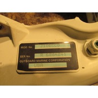 Johnson Evinrude Stern Bracket Stbd & Port Set 1983-1989 9.9 15 hp 393191