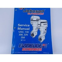Johnson Evinrude Service Manual 125C 130 200 225 250 90LV 1998 520212