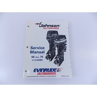 Johnson Evinrude Service Manual 50 through 70 3-Cylinder 1995 503149