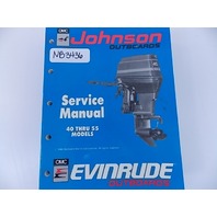 Johnson Evinrude Service Manual 40 through 55 1990 507872
