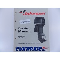 Johnson Evinrude Service Manual 60 through 70 Models 1989 507756