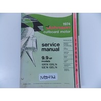 Johnson Evinrude Service Manual 9.9 HP Models 1975 JM-7404
