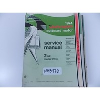 Johnson Evinrude Service Manual 2 HP 1975 JM-7401