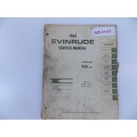 1965 Evinrude Starflite 90 Service Manual 90582 90583 90592 90593