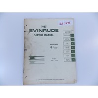 1965 Evinrude sportwin 9 1/2 HP service manual models 9522 & 9523