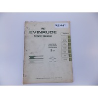 1965 Evinrude Lightwin Duckwin Yachtwin 3 HP