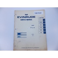 1969 Evinrude Mate 1 1/2 HP service manual model 1902