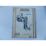 Eaton Parts Catalogue Interceptor Model OV 8 200 Drive Unit