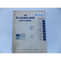 1969 Evinrude Starflite service manual 85 HP Model 85993