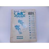 OMC Stern Drive 400 - 800 series service manual 1979 - 1980