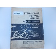 OMC Stern Drive Evinrude Johnson service manual 155 HP 384489
