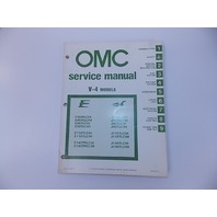 1980 OMC Binder of 10 Service Manuals 4-235 HP 12 24 V Electric Models