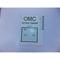 1980 OMC Binder of 10 Service Manuals 4-235 HP 12 24 V Electric Models