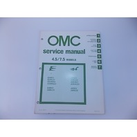 1980 OMC Binder of 10 Service Manuals 4-235 HP 12 24 V Electric Models