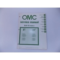 1980 OMC Binder of 10 Service Manuals 4-235 HP 12 24 V Electric Models