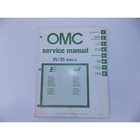 1980 OMC Binder of 10 Service Manuals 4-235 HP 12 24 V Electric Models