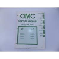 1980 OMC Binder of 10 Service Manuals 4-235 HP 12 24 V Electric Models