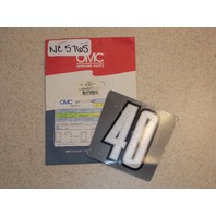 New Johnson Decal Plate 40 HP Hood Cowl Cowling Cover  345277