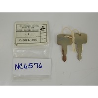 NEW OEM Nissan Tohatsu Main Switch Key Set 353-76203-3 2002 -2011 40 HP 50 HP