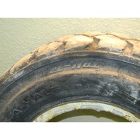 Allis Chalmers 60s Forklift Del-Nat Front Tire & Rim 7.50-15-30 12 Ply