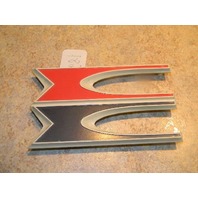 New Evinrude Rear Plastic Emblem 206998 206998-1 1973