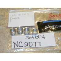 NOS Quicksilver Mercury Outboard Set of 4 Spacer