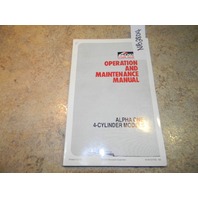 Mercruiser Stern Drive Operation & Maintenance Manual Alpha One 4 Cyl