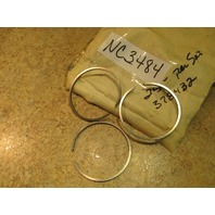 NEW! 1968 - 1977 1978 1979 Johnson Evinrude Standard Piston Ring Set 6 HP