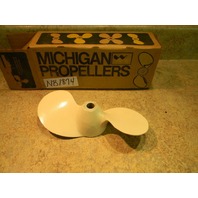 NEW Michigan G-30 Aluminum 2 Blade LH 7-1/2 X 5-1/2 Propeller 5 HP