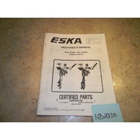 ESKA Mechanic's Manual Water Cooled Two Cylinder Outboard Motor Manual
