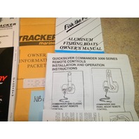 Complete Mercury Tracker Owner Packet Manual Operation & Maintenance