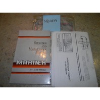 Mariner Operation & Manitenance Installation Manual Guide 1987 20 25 HP