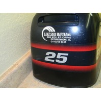 Evinrude 25 35 HP Hood Cowl Cowling Cover 1996-2001  Electric Start  3 CYLINDER
