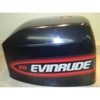 Evinrude 25 35 HP Hood Cowl Cowling Cover 1996-2001  Electric Start  3 CYLINDER