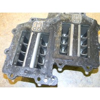 Johnson Evinrude reed valve plate from a 1966 60 hp