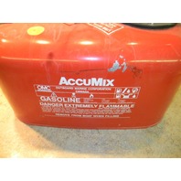Johnson Evinrude OMC 6 gallon Accumix gas fuel tank 100 to 1 ratio