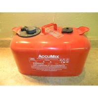 Johnson Evinrude OMC 6 gallon Accumix gas fuel tank 100 to 1 ratio