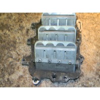 Johnson Evinrude reed valve plate assy from a 1967 100 hp V4