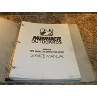 Mercury Mariner 20C 25 30A Service Manual 84681