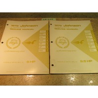 1972 Johnson Evinrude Outboard Service Manual Year Set 2-125 HP