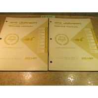 1972 Johnson Evinrude Outboard Service Manual Year Set 2-125 HP