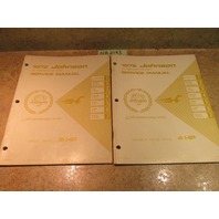 1972 Johnson Evinrude Outboard Service Manual Year Set 2-125 HP