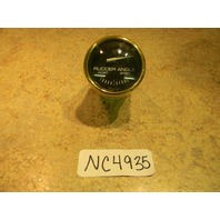 New Faria Rudder Gauge Black face with Bronze Color Trim GP7706A
