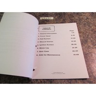 1977 Suzuki Spirit Outboards Service Manual 9.9 & 16 HP Models