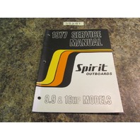 1977 Suzuki Spirit Outboards Service Manual 9.9 & 16 HP Models
