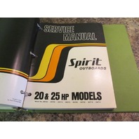 1978 Suzuki Spirit Outboards Service Manual Year Set 2-50 HP Models