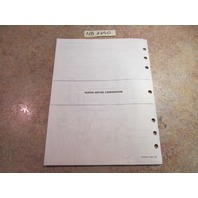 2000 Suzuki DF40/50 & DF 60/70 Supplementary Service Manual